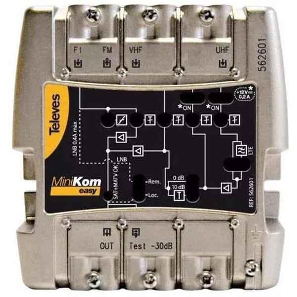 Amplifier TELEVES minikom matv+fi 4e/1s easyf (Refurbished B)